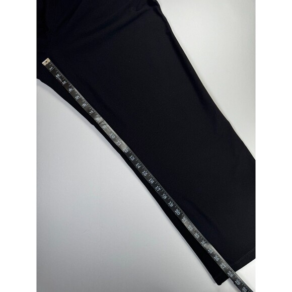 Eileen Fisher Woman 1X Black Wide Leg Knit Pants Made in USA Elastic Waist - Picture 8 of 12